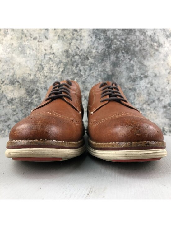Cole Haan Mens Size 10.5M OriginalGrand Energy Meridian Wingtip Brown Shoes FAIR main image 16